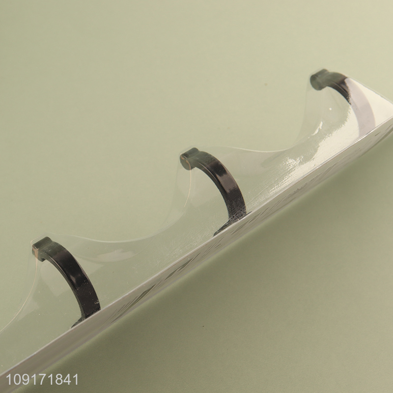 Best selling black aluminum alloy sticky hook wall hook wholesale