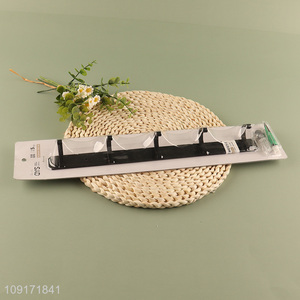 Best selling black aluminum alloy sticky hook wall hook wholesale