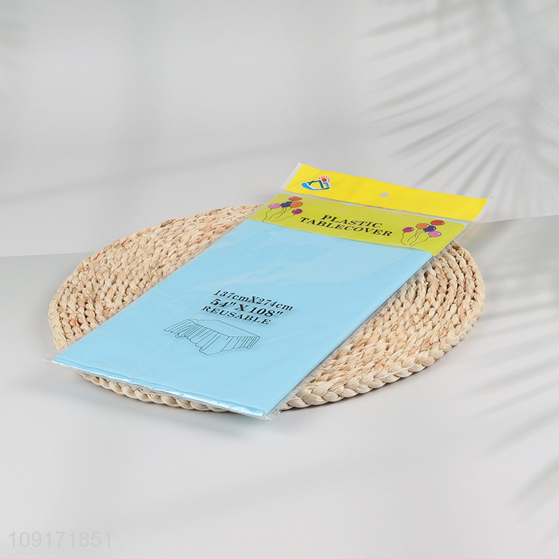 Good Quality Plastic Table Cloth Plastic Tablecloth Reusable Table Cover