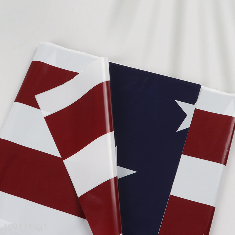 Factory Supply Plastic Table Cover Waterproof Reusable Plastic Table Cloth