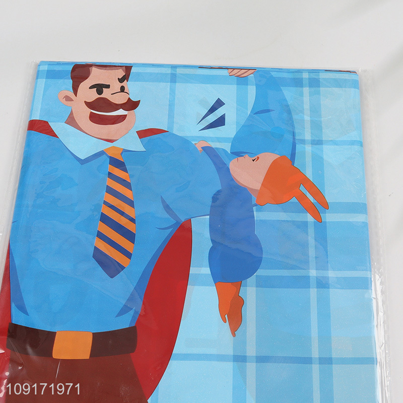 New Product Plastic Table Cover Plastic Table Cloth for Parties Camping