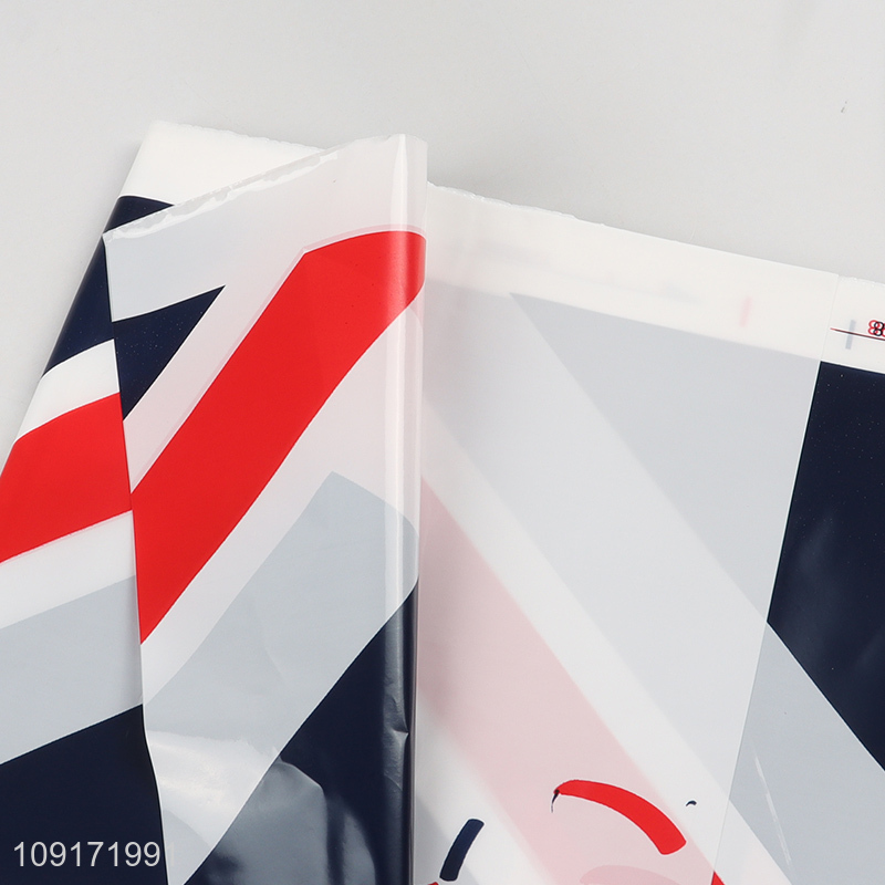 Factory Price Plastic Table Cloth Waterproof Wipeable Plastic Table Cover