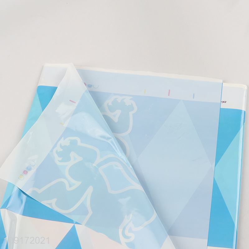 Online Wholesale Plastic Table Cloth Sturdy Plastic Table Cover for Parties