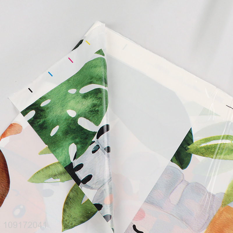 New Arrival Plastic Table Cloth Plastic Dining Table Cover for Parties