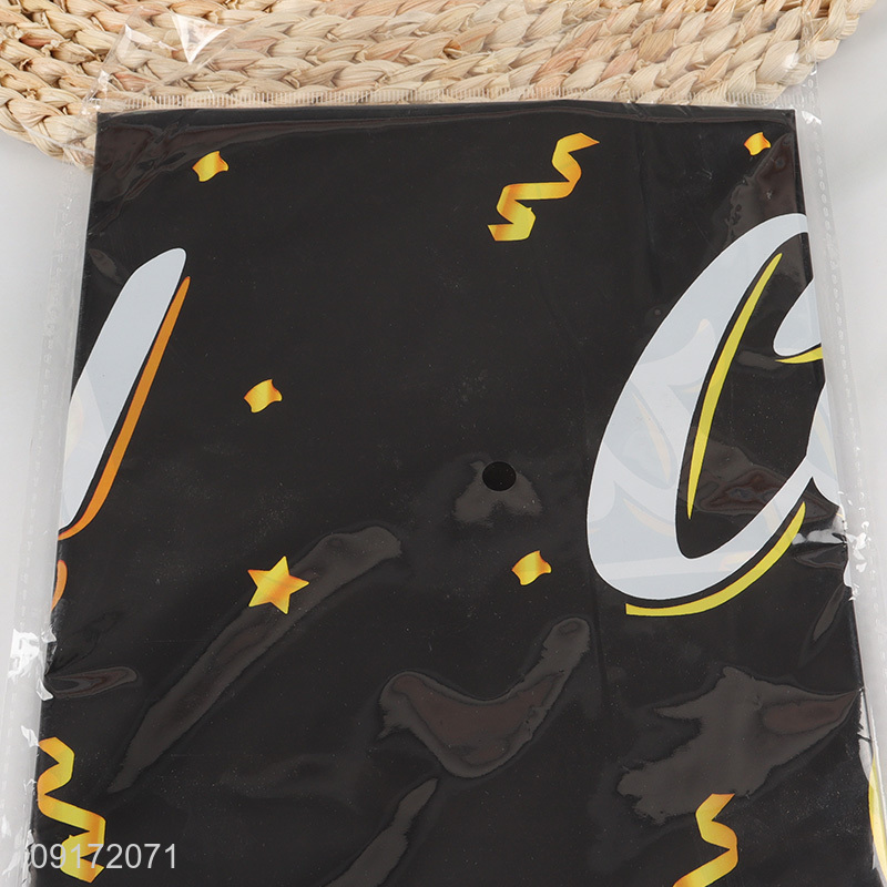 High Quality Plastic Table Cloth Waterproof Wipeable Plastic Table Cover