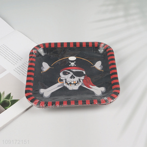 Online Wholesale 10 Pieces Pirate Party Plates Disposable Party Paper Plates