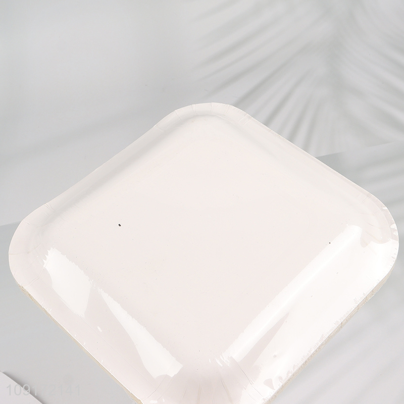 Factory Supply 10 Pieces Hawaiian Luau Paper Plates Disposable Paper Plates