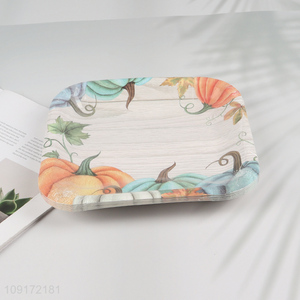 Hot Selling 15 Pieces Fall Party Paper Plates Disposable Plates Paper Plates