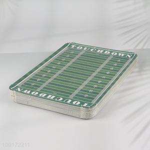 High Quality 30 Pieces Disposable Football Paper Plates Football Party Supplies