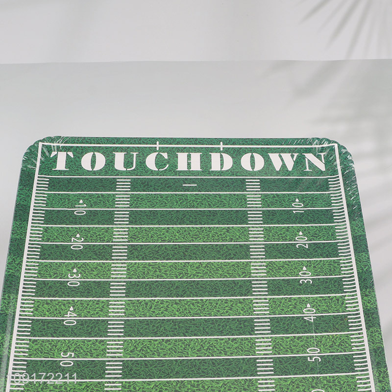 High Quality 30 Pieces Disposable Football Paper Plates Football Party Supplies