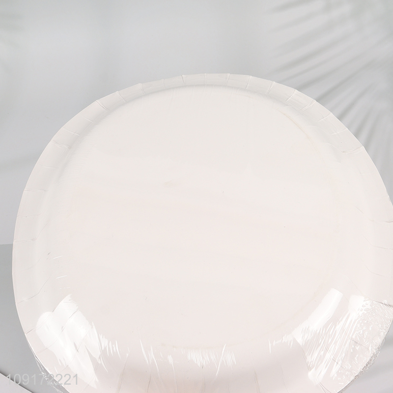 Factory Price 10 Pieces Disposable Football Paper Plates Paper Desserts Plates