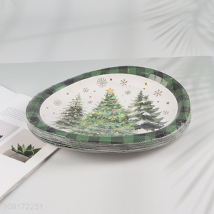 Online Wholesale 30 Pieces Christmas Paper Plates Disposable Party Dessert Plates