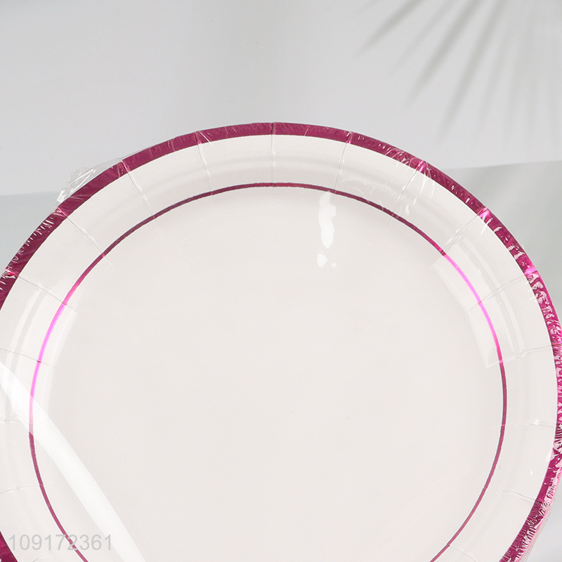 Good Quality 20 Pieces Disposable Paper Plates Party Desserts Plates Cake Plates