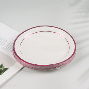 Good Quality 20 Pieces Disposable Paper Plates Party Desserts Plates Cake Plates