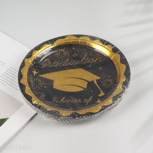 New Product 10 Pieces Graduation Party Paper Plates Disposable Party Plates