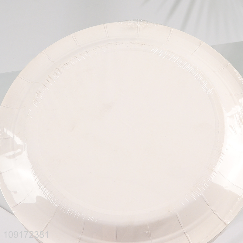 Hot Selling 20 Pieces Thanksgiving Party Plates Disposable Paper Desserts Plates