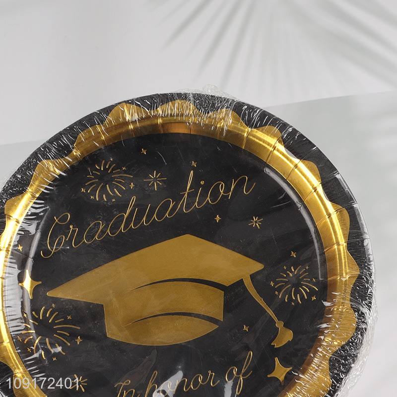 New Product 10 Pieces Graduation Party Paper Plates Disposable Party Plates