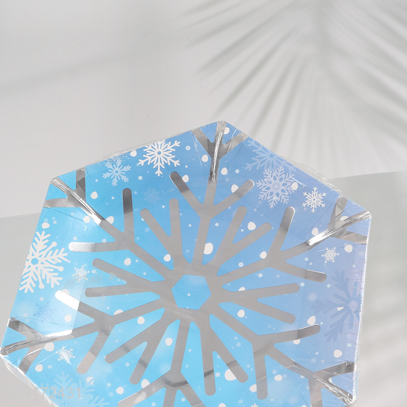 China Imports 20 Pieces Christmas Party Plates Disposable Christmas Paper Plates