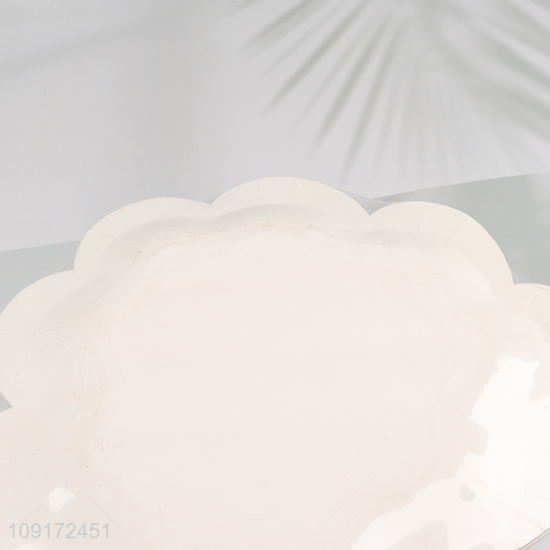 Online Wholesale 10 Pieces Disposable Paper Plates Paper Dinner Plates for Parties