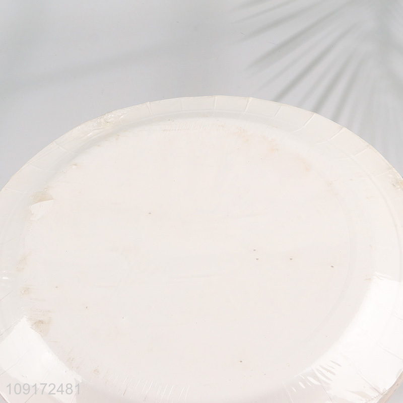 Hot Selling 20 Pieces Thanksving Paper Plates Disposable Paper Desserts Plates