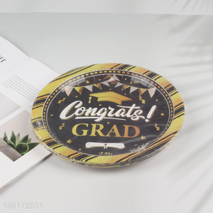China Imports 20 Pieces Graduation Paper Plates Disposable Plates Party Supplies