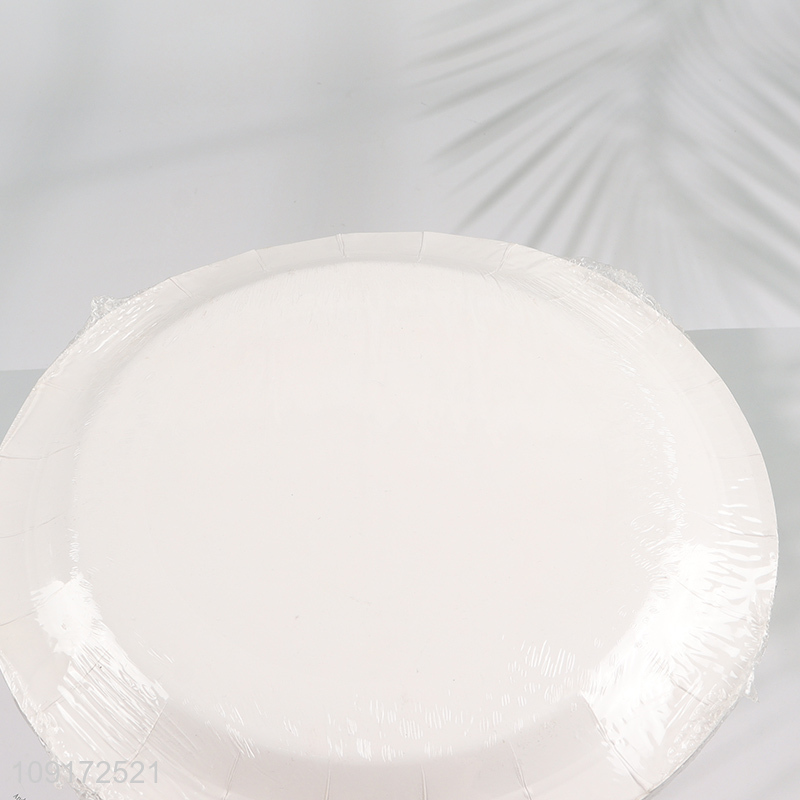 Factory Price 20 Pieces Halloween Party Paper Plates Disposable Paper Dessert Plates