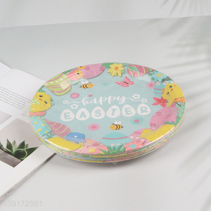 Good Quality 15 Pieces Happy Easter Paper Plates Disposable Paper Dinner Plates