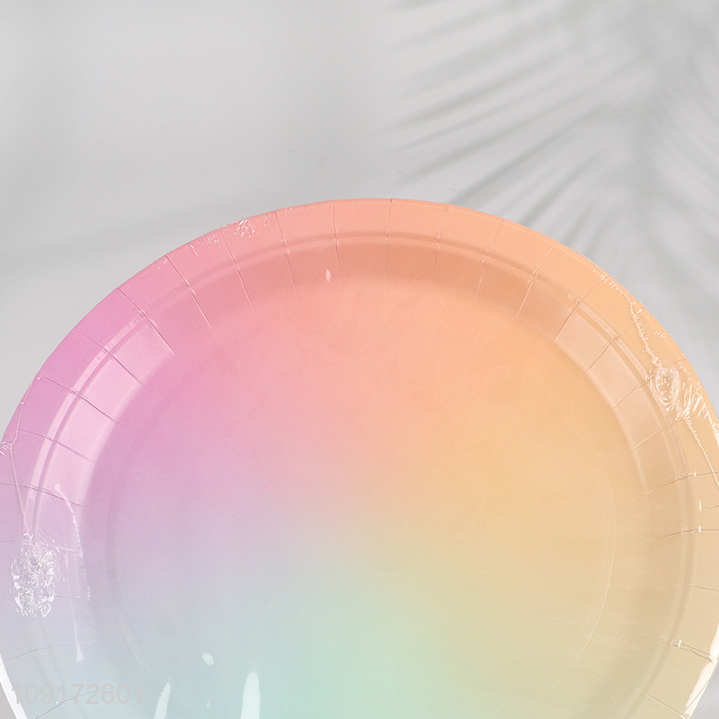 New Product 10 Pieces Disposable Paper Desserts Plates Party Plates Dinner Plates