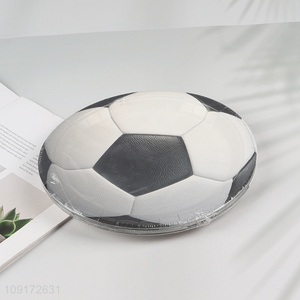 China Imports 10 Pieces Disposable <em>Soccer</em> Paper Plates <em>Football</em> Party Supplies