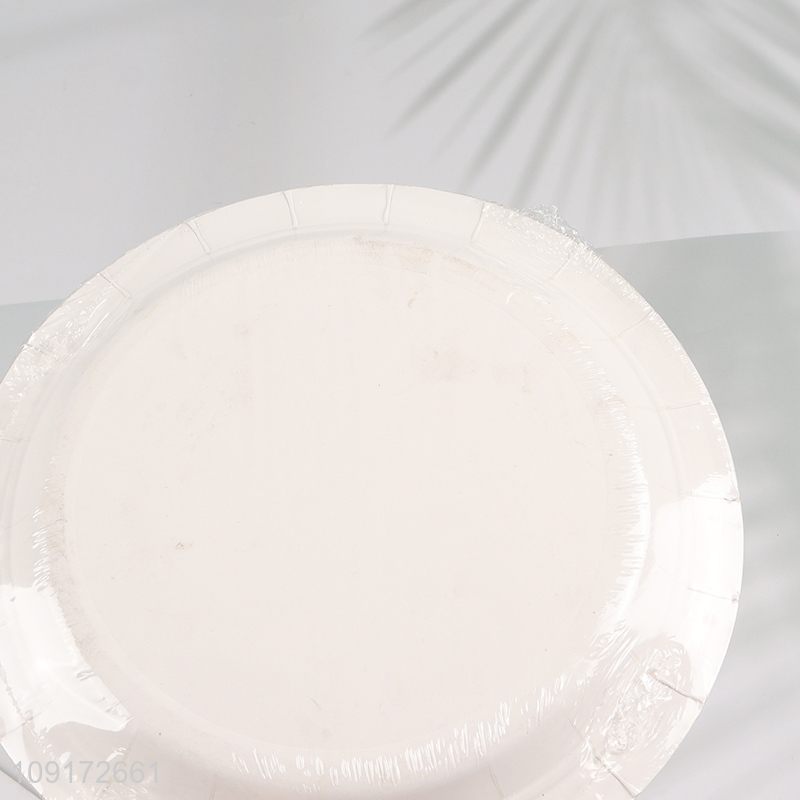 New Arrival 20 Pieces Disposable Paper Plates Paper Dinner Plates for Parties