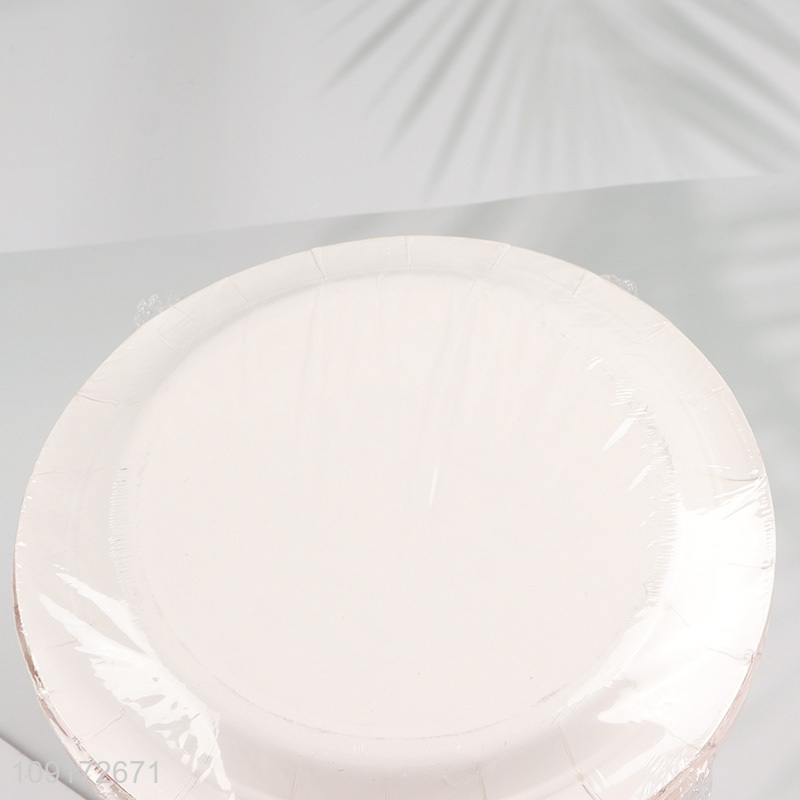 Good Quality 10 Pieces Christmas Paper Plates Disposable Xmas Party Paper Plates