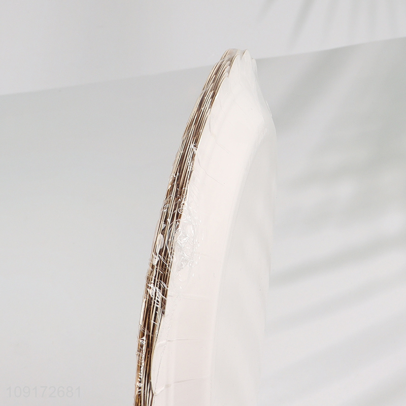 Hot Selling 10 Pieces Disposable Paper Plates Paper Cake Plates Dinner Plates