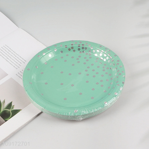 New Product 15 Pieces Paper Desserts Plates Disposable Party Plates for Appetizers