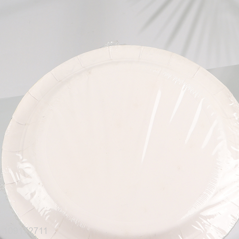 High Quality 20 Pieces Boy Baby Shower Plates Disposable Paper Desserts Plates