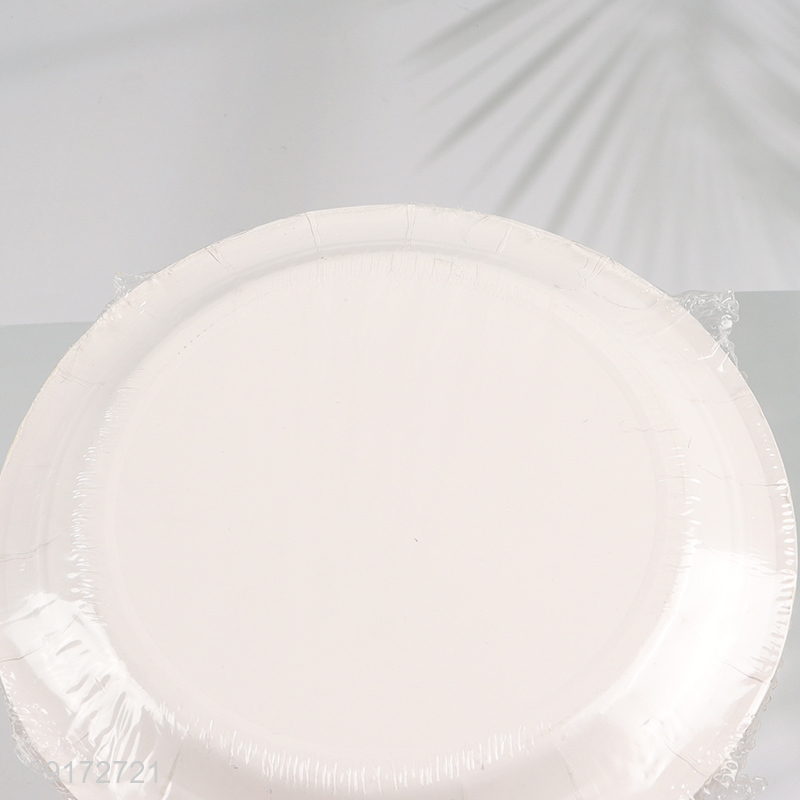 Factory Price 10 Pieces Disposable Football Paper Plates Paper Desserts Plates