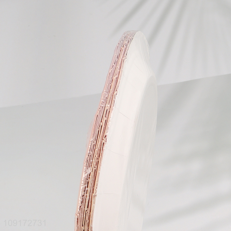 China Imports 10 Pieces Disposable Party Plates Paper Cake Desserts Appetizers Plates