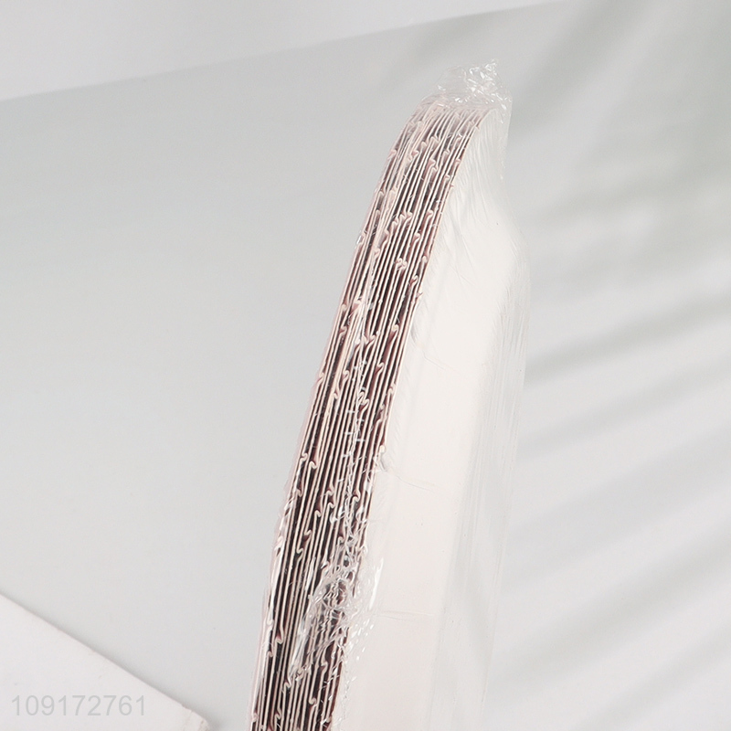 Good Quality 15 Pieces Disposable Paper Plates Party Paper Plates for Desserts