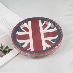 Online Wholesale 20 Pieces British <em>Flag</em> Paper Plates Disposable Paper Cake Plates