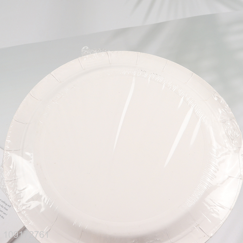 Good Quality 15 Pieces Disposable Paper Plates Party Paper Plates for Desserts