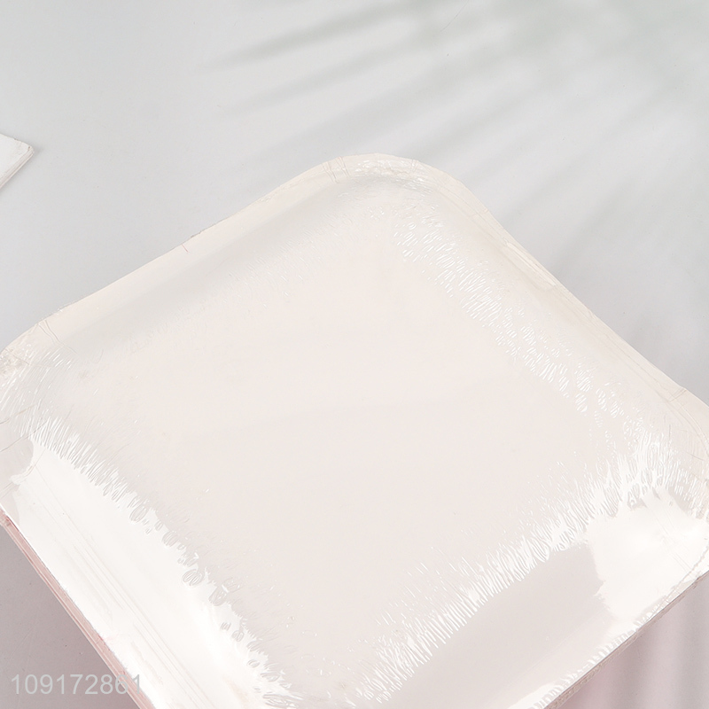 Good Quality 15 Pieces Disposable Paper Plates Party Paper Plates Disposable Plates