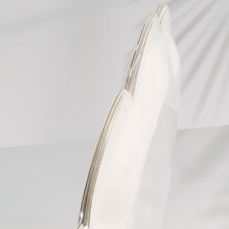 New Product 10 Pieces Seashell Paper Plates Disposable Plates Dinner Plates