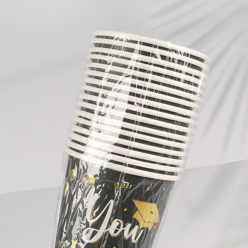 Factory Supply Disposable Paper Dinnerware Set Graduation Party Supplies Wholesale