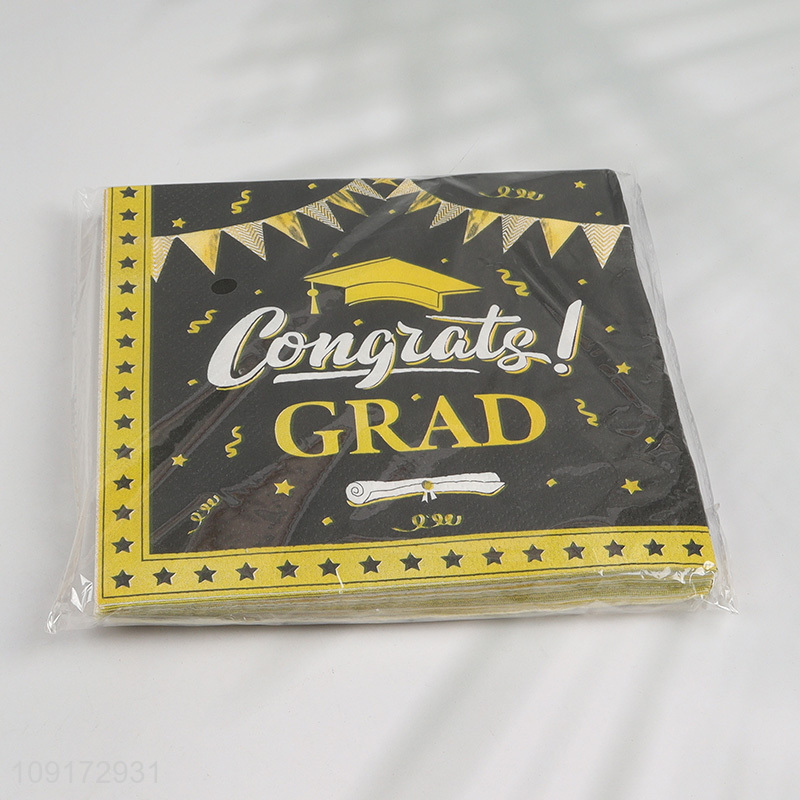 Factory Supply Disposable Paper Dinnerware Set Graduation Party Supplies Wholesale