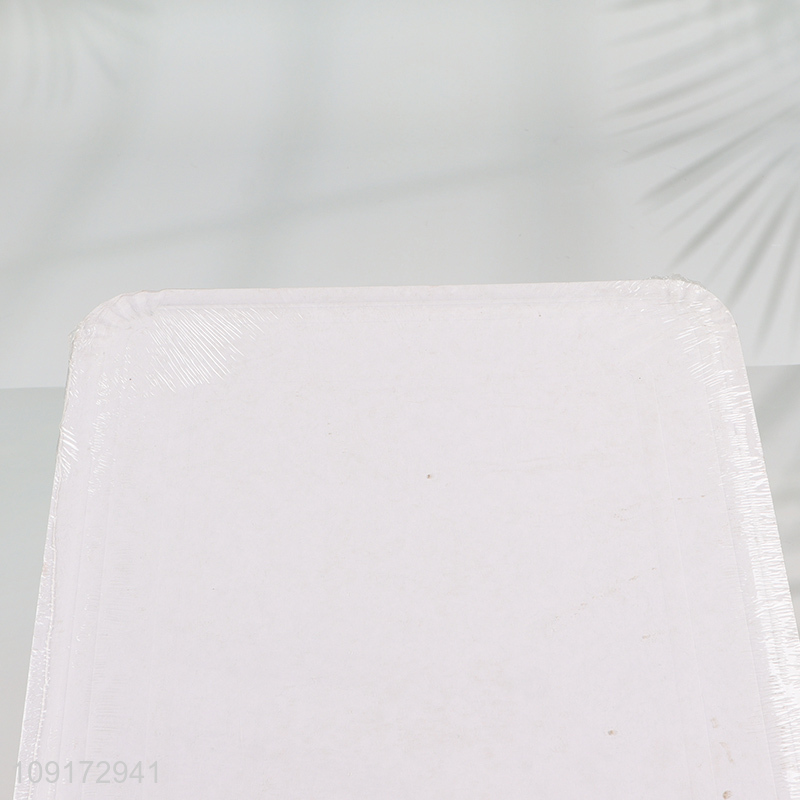 High Quality 5 Pieces Gold Silver Paper Plates Disposable Paper Plates for Wedding