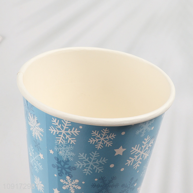 Factory Price Disposable Paper Cups Disposable Christmas Party Coffee Cups