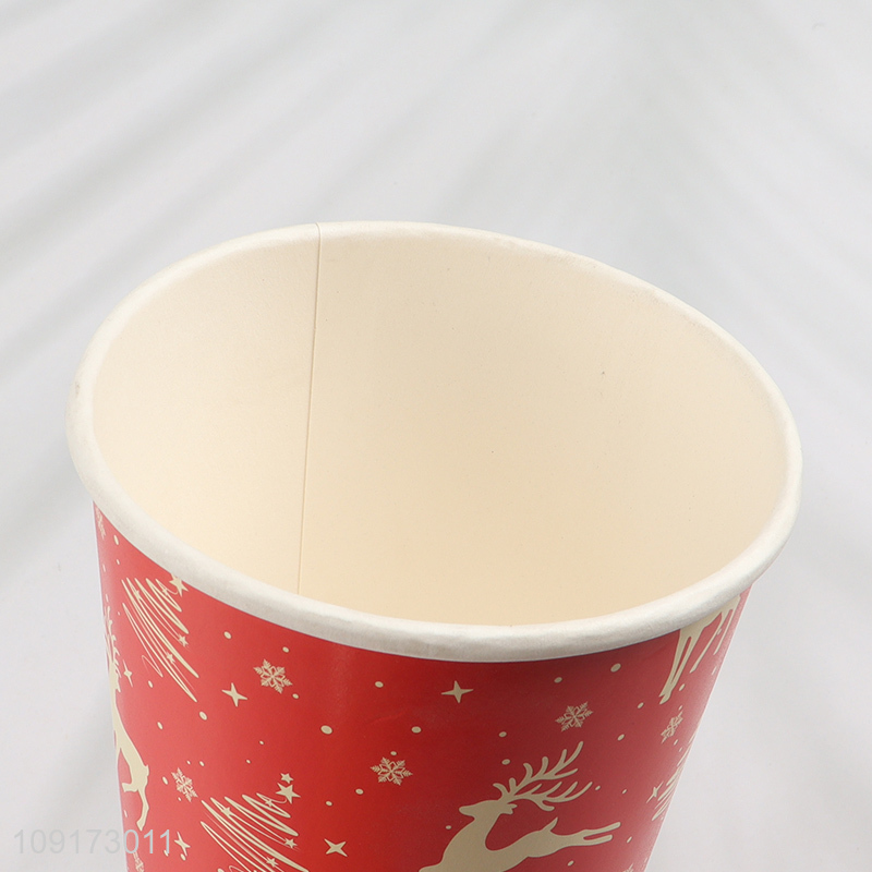 New Product Disposable Christmas Paper Cups Disposable Party Paper Cups