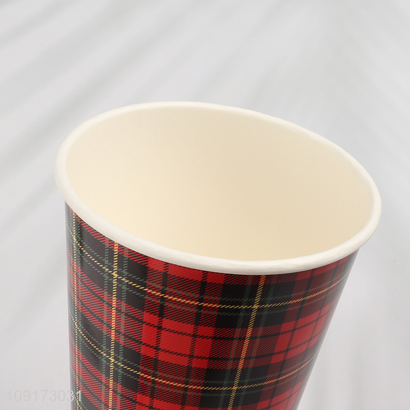Good Quality Disposable Christmas Coffee Cups Disposable Holiday Paper Cups