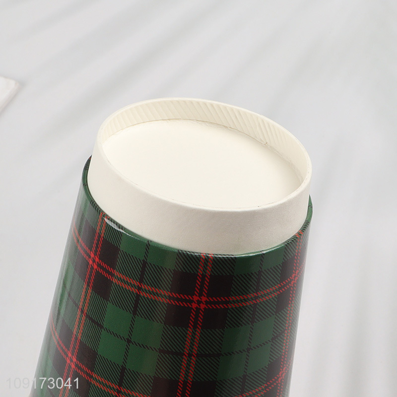 Factory Supply Disposable Paper Cups Christmas Holiday Paper Coffee Cups