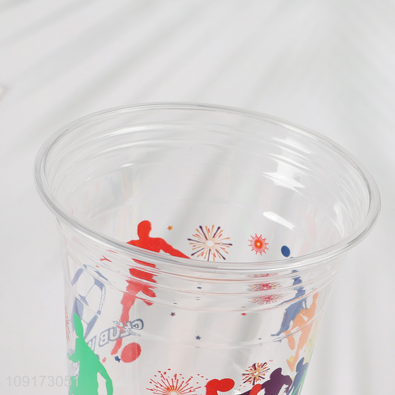 Good Quality Disposable Plastic Cups Club World Cup Coffee Cups