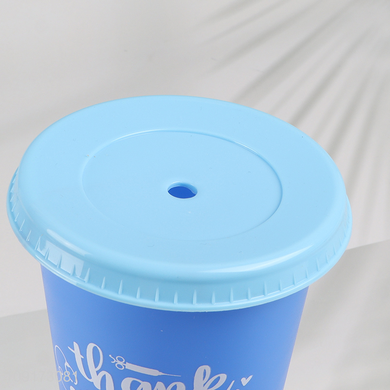 New Arrival Plastic Tumbler Leakproof Plastic Tumbler for Iced Coffee